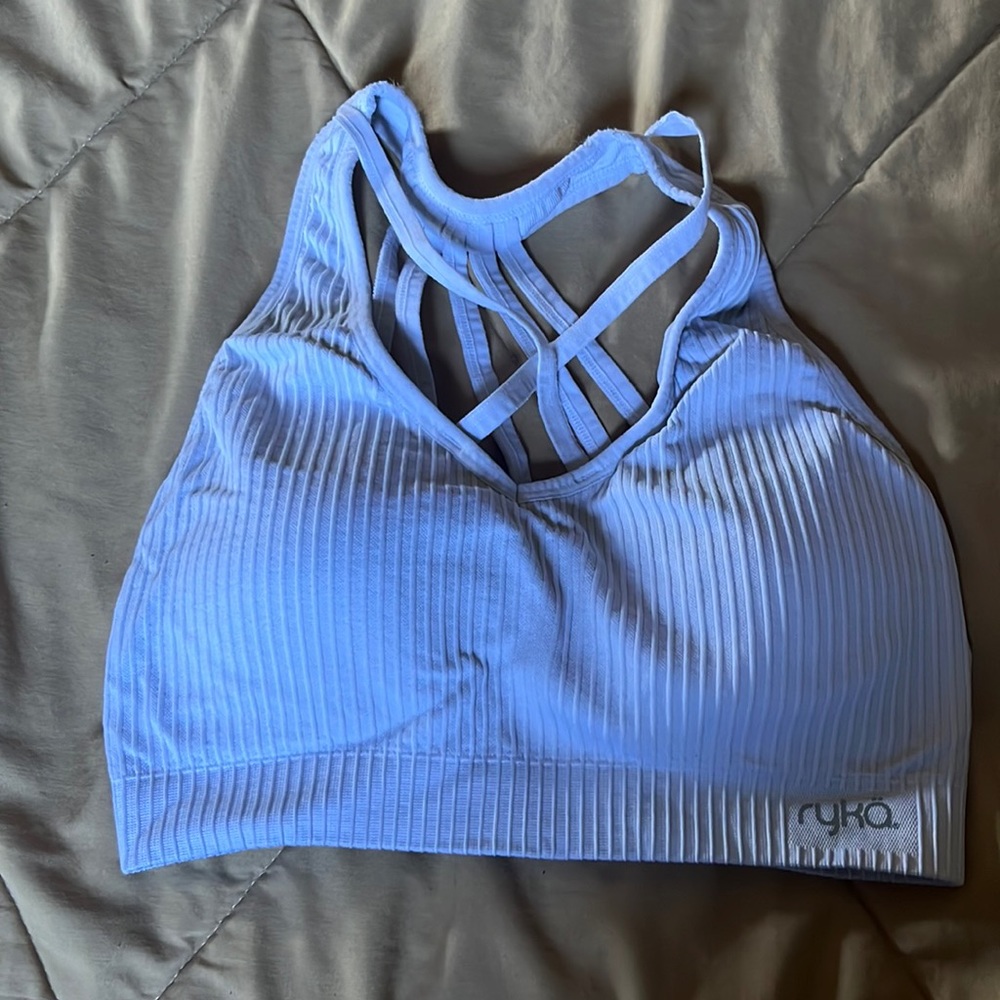 White sports bra